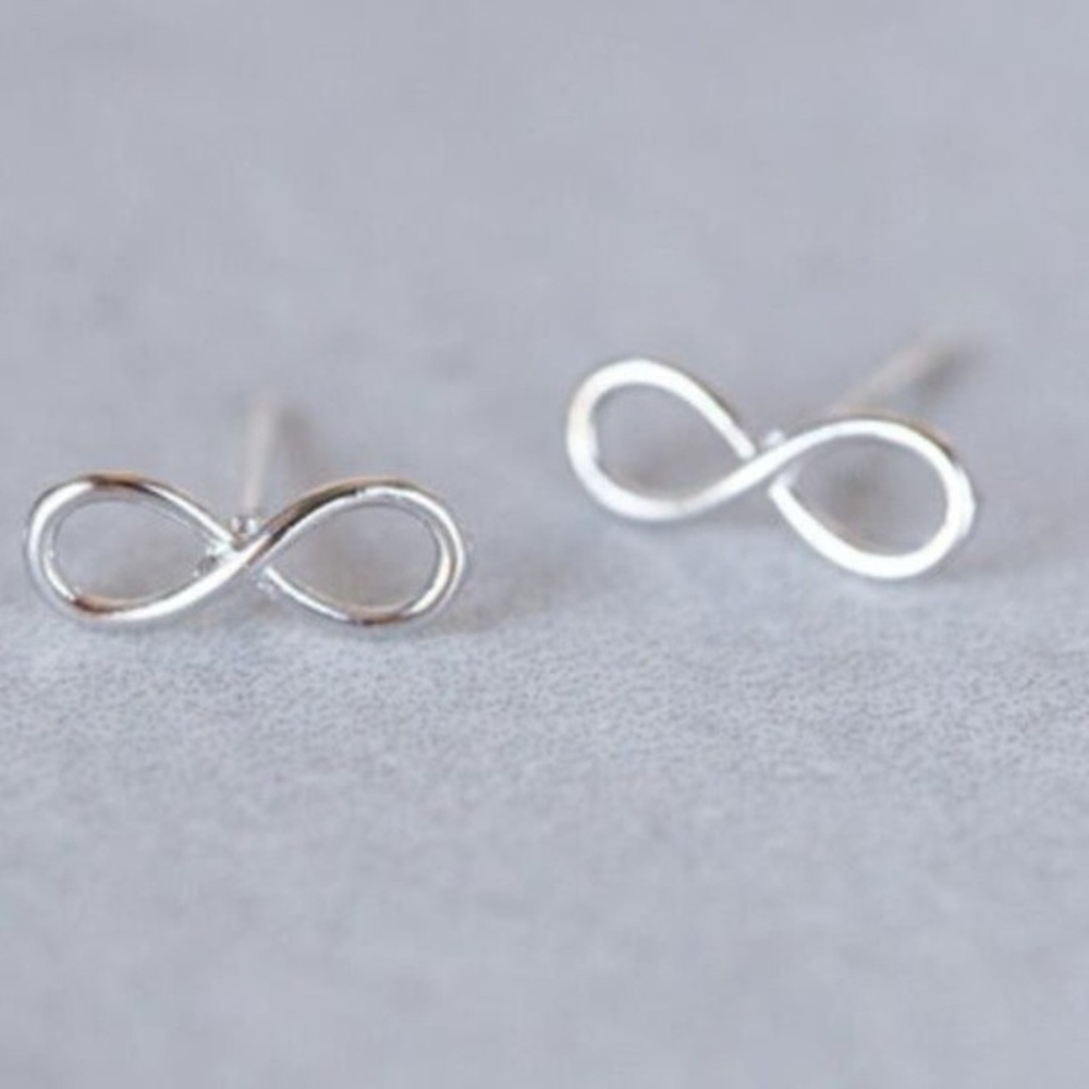 Infinity Silver Earrings